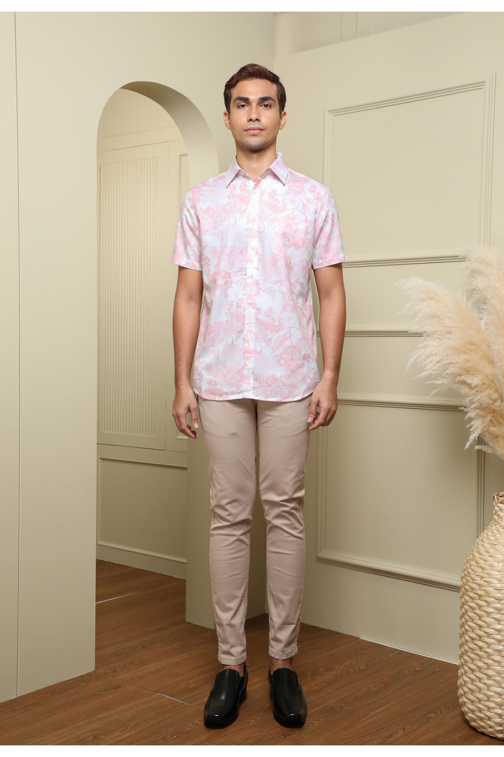 pink rose gold shirt
