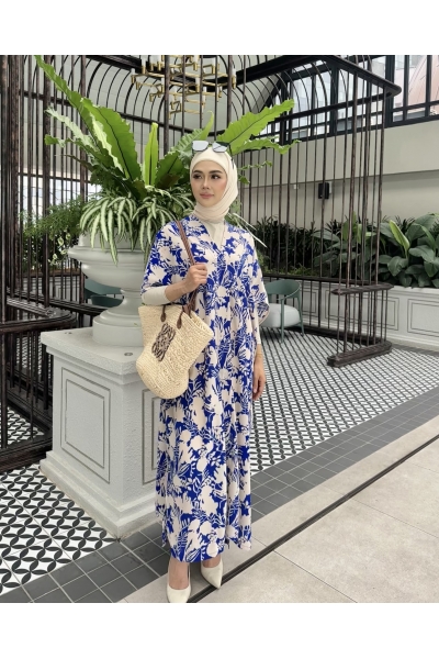 Kaftan Dress in Blue Kaftan Dress in Blue