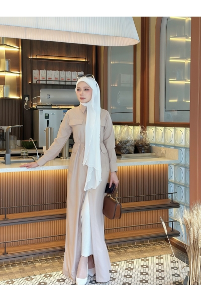Gabrielle Dress in Nude Gabrielle Dress in Nude