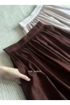 Poplin Skirt 3.0 in Brown
